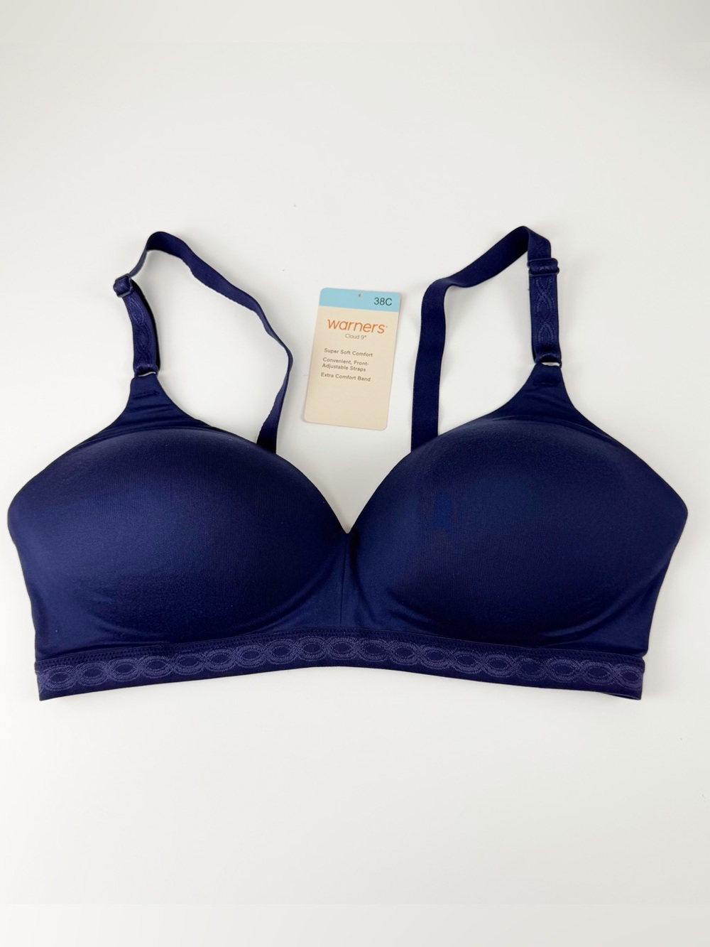 Warners Bra Womens 38C Blue Bra WR1269 NWT NEW